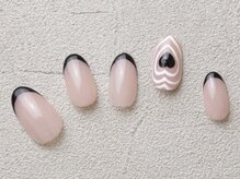 ネイルサロン ソウ 京橋店(Nail Salon Sou)/フレンチ×ハート
