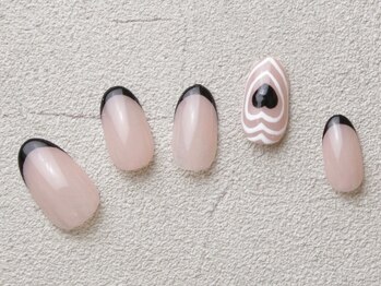 ネイルサロン ソウ 京橋店(Nail Salon Sou)/フレンチ×ハート