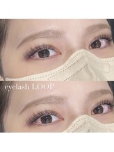 アイラッシュループ(eyelash LOOP)/フラットダブル160本