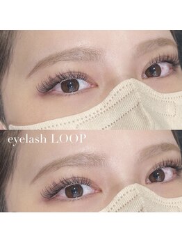 アイラッシュループ(eyelash LOOP)/フラットダブル160本