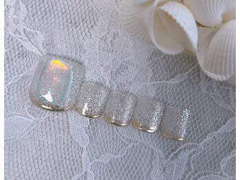 ディアリーネイル(Dearly Nail)/【フット】オーロラデザイン