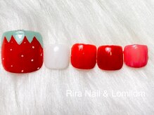 リラ(RIRA)/イチゴフットネイル