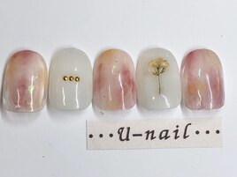 クリアタイダイネイル