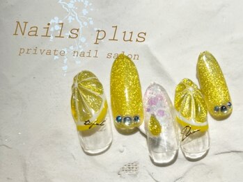 ネイルズプラス(nails plus)/モコモコレモン マグネット