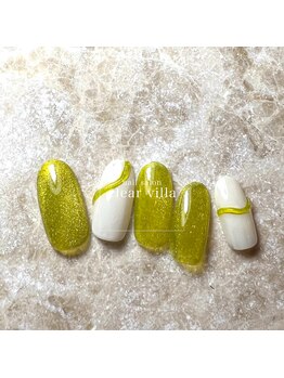 ネイルサロンクリアヴィラ(nail salon clear villa)/trend designコース¥8990