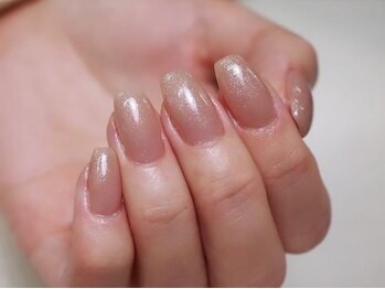 ソアネイル(SOAR NAIL)/上品ラメがけワンカラー