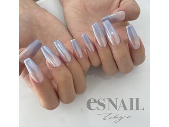 エスネイル 新宿西口店(es NAIL)/アイスブルー