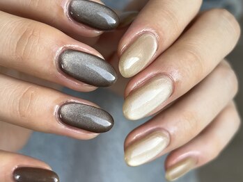 リノ 大阪本町店(lino)/マグネットネイル【12.7】