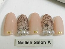 ネイリッシュサロン エー(Nailish Salon A)/クラッシックレースネイル