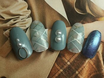 ネイル ナテュール 平塚店(Nail Nature)/チェックネイル