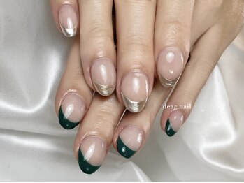 ディアネイル(dear.nail)/グリーンフレンチ