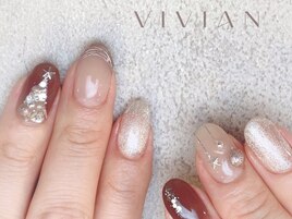 クリスマスネイル