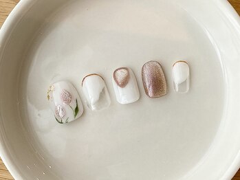 カラ ネイル 中津店(calla nail)/きらりんチューリップネイル*