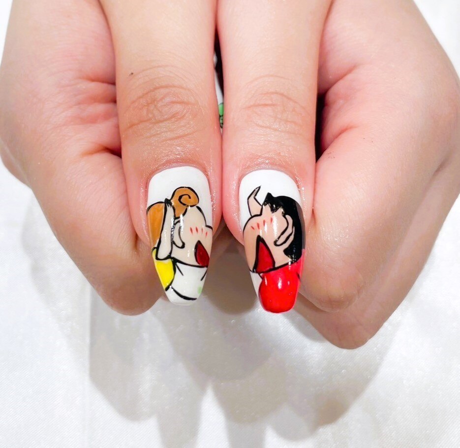 手描きネイルアニメキャラネイル：PG008940282｜ヘアアンドネイル