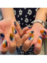 アイスタジオ アンド ダブルネイル 京都駅前店(EYE STUDIO&W NAIL)/ニュアンスネイル夏ネイル/京都