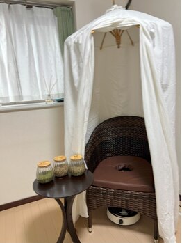 ブラジリアンワックス サーブル(Brazilian wax SABLE)の写真/よもぎ蒸しで温活♪あらゆる不調の原因となる冷えを改善して女性特有のお悩みを解消◎
