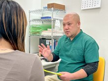 しっかりお時間を取り、丁寧なカウンセリングと説明をします