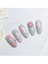 ネイルスタジオ レイナローズ(NAIL STUDIO Reina Rose)/【春デザイン】パステルフラワー