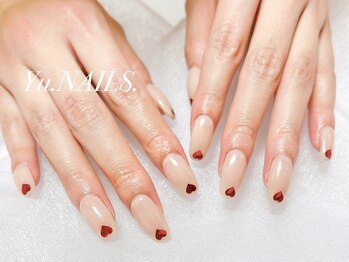 ユーネイルズ 恵比寿(Yu.NAILS.)/ハートホロ◎ワンカラー