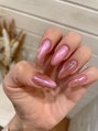 エルネイル 渋谷店(Ellenail) my nailはピンク系のキラキラデザインが好きです♪