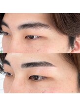 アンドスリー 原宿 表参道店(And Three)/太め平行気味ナチュラル上がり眉