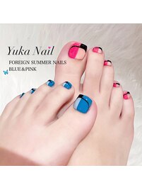 海外SUMMERフレンチネイル♪