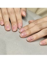 ダイガクドオリ美容室 ネイル(NAIL)/ほんのりチークネイル