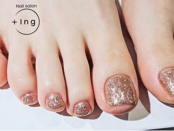 イング(+ Ing)の写真/足元からオシャレを楽しみたい方に♪FOOT シンプルコース(ワンカラー)¥6600/マグネットコース¥7700!!