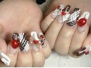 バレンタインネイル　担当：粥川