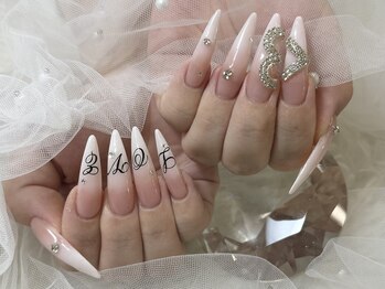 チェック柄ネイル