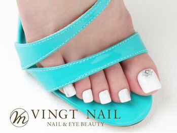 ヴァンネイル(VINGT NAIL nail&eye beauty)/シェラックフットネイル