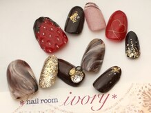ネイルルーム アイボリー(nail room ivory)/バレンタインネイル