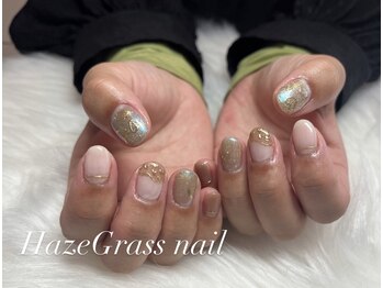 ハズグラスネイル(Haze Grass nail)/定額ネイル