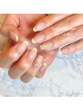 フィオーレ(fiore)/黄色フレンチ&ぷっくりフラワー