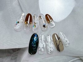 定額トレンドニュアンスネイル