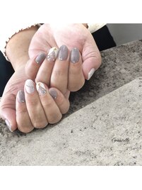 クリスマスツリーネイル