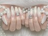 【チップ長さ出し】ワンカラーorラメグラ　￥8800→￥8000