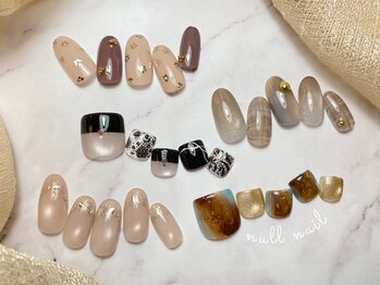 ヌルネイル(null nail)の写真/爪先を見るたび気分が上がる♪さりげないアートからこだわりアートまで、選べるアートコース各種ご用意◎