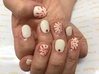 ネイルサロン コアラちゃん/花火ネイル☆