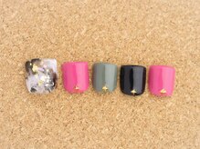 ネイルサロン ブランロール 白金店(Nail Salon Blanl'or)/FOOT 大理石￥8,760