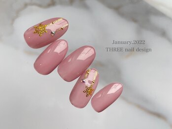 スリー(THREE)/Jan.2022/nail design