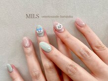 ミルズ オモテサンドウ(MILS omotesando)/キャラクターネイル/miyuu