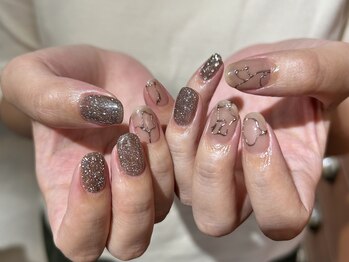 ハンドフィッシュ(handfish)/ミラーうねうねネイル