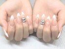 シンプルフレンチネイル