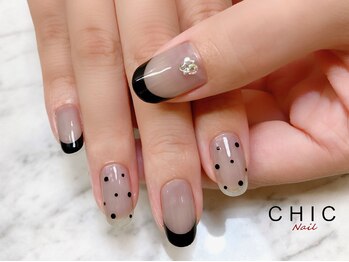 シックネイル(CHIC nail)/フレンチ&ドット