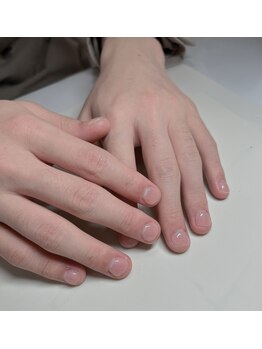 ルミネル 名古屋新栄(Luminelle)/【メンズ】うるうるクリアネイル