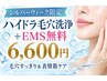 【シルバーウィーク限定】ハイドラ毛穴洗浄＋EMS無料　6600円