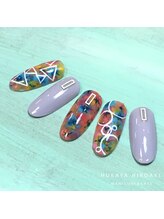 ネイルスタジオ レイナローズ(NAIL STUDIO Reina Rose)/【春デザイン】ビビッドフラワー