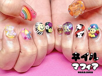 ネイルマフィア 原宿(NAIL MAFIA)/カラフルポップアート