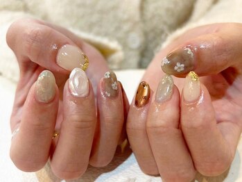 アイネイルズ 梅田店(I nails)/kanna限定お花ニュアンス